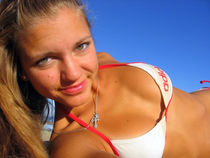 Middle-aged blonde wife