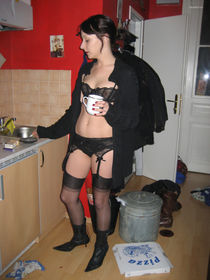 Dark haired stunner Lilly